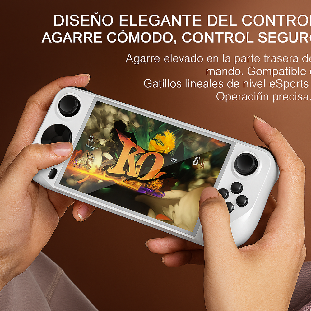 Consola De Juegos Portátil E6 Blanca Wifi 5000mah Retro
