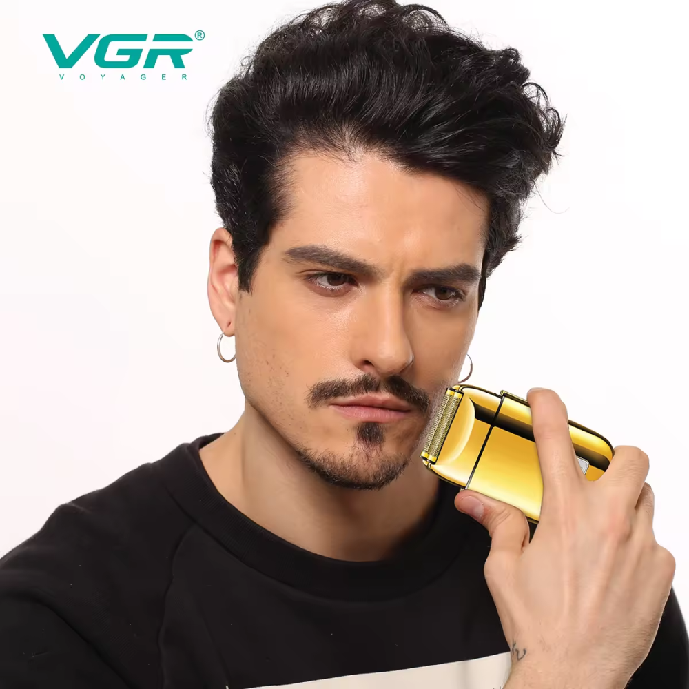 Afeitadora Eléctrica Shaver Recargable Vgr Original V-398
