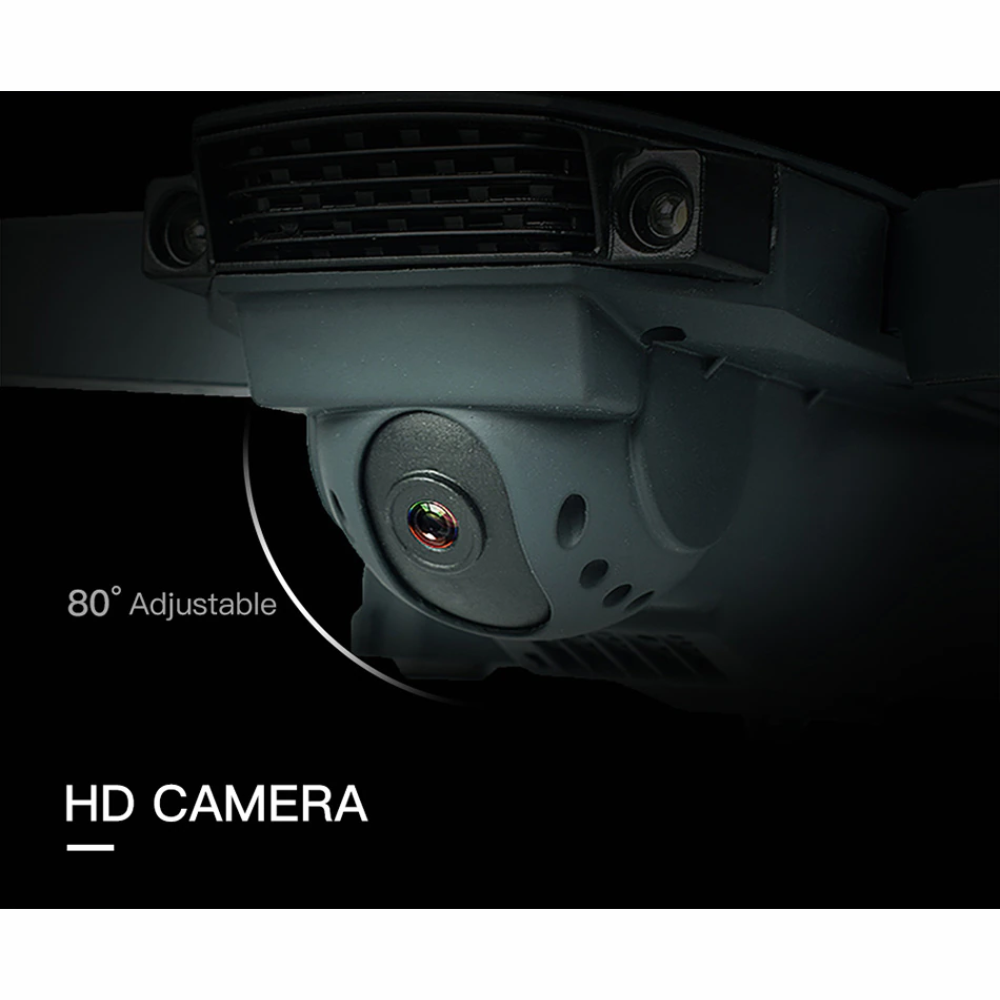Drone Wifi Cámara Hd Estabilizador De Vuelo E88 Doble Batería