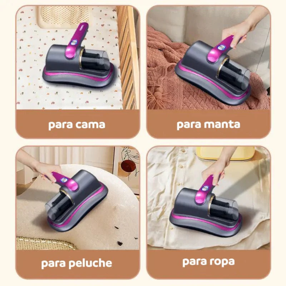 Aspiradora de cama eliminadora de ácaros