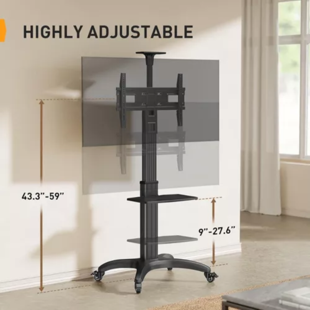 Soporte Para Televisor De 32-75 Pulgadas Rack Ajustable North Bayou 1500