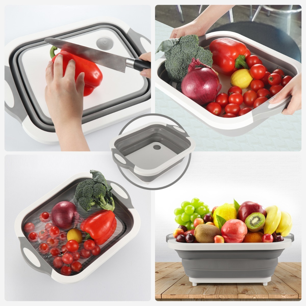 Tabla Para Picar Cortar Plegable Multifuncional