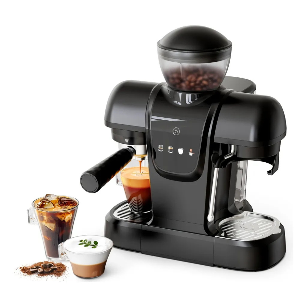 Cafetera Capuchino Expresso Cafe Latte Moca 20 Bar 1500w Negro 110