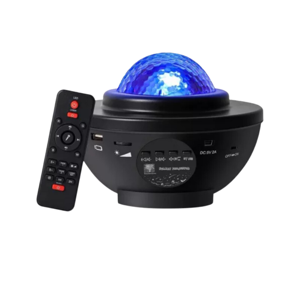 🌌✨Proyector De Luces Galaxia Nebulosa Led Parlante Control Remoto🎶🌠