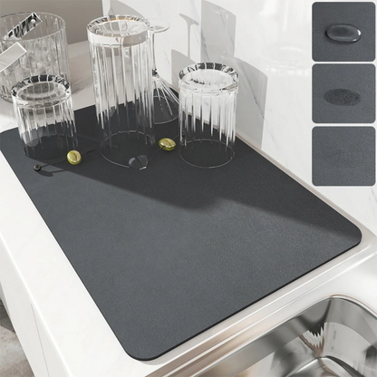 Tapete Absorbente Para Cocina Escurridor De Platos 50 X40cm
