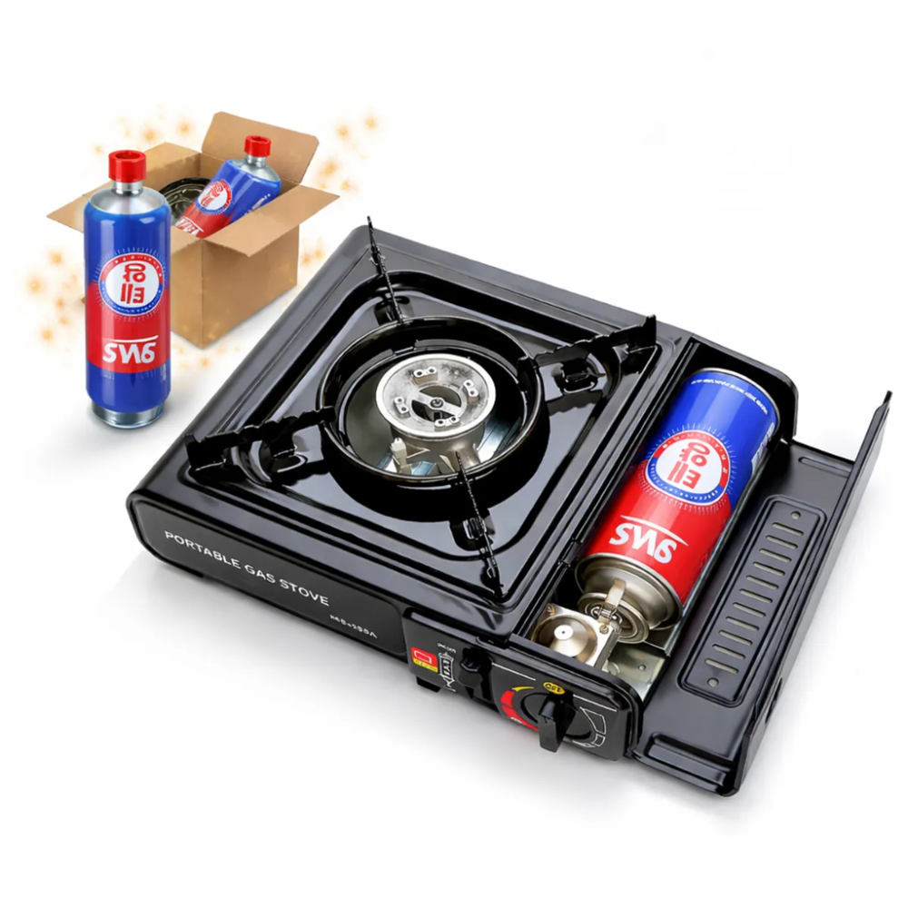 Estufa Portatil Camping Gas Butano Incluye Recarga
