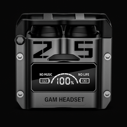 Audífonos Bluetooth Gamer TWS M25 Inalámbricos LED IPX6
