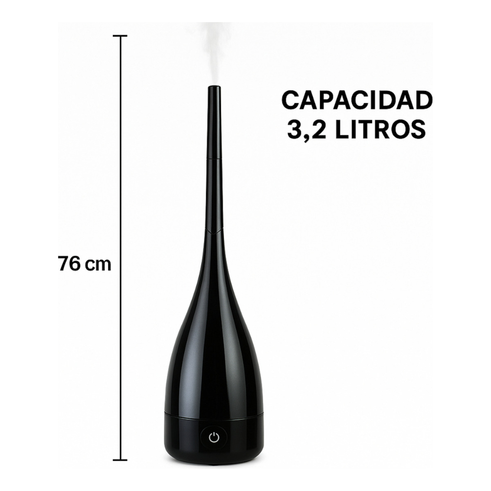 Humidificador Difusor Ambiente Aromas Aromaterapia 3.2l Lujo