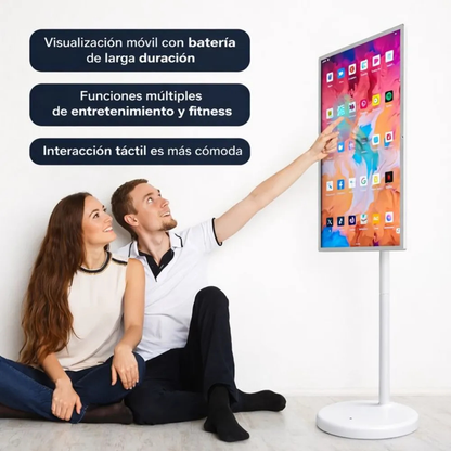 Pantalla Tablet 27 Pulgadas Inteligente Android Pedestal 128