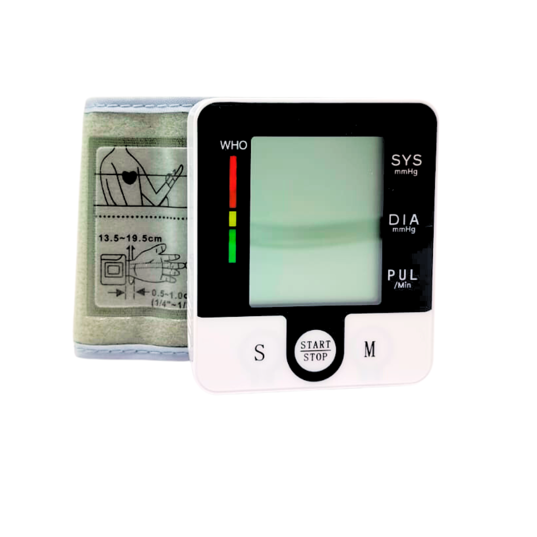 Tensiómetro Digital De Muñeca Con Pantalla Lcd Precisión