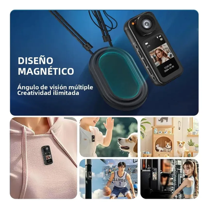 Camara Deportiva Mini Sport Cam Wifi Lente Magnética Full Hd