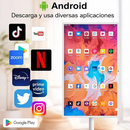 Pantalla 24 Pulgadas Inteligente Android 13 Pedestal 128gb