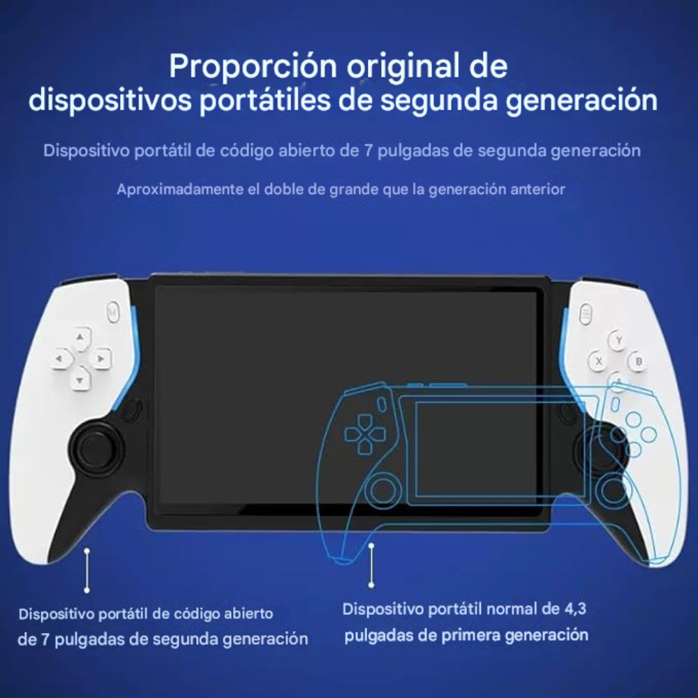 Consola Portatil Video Juegos Pantalla 7 Pulgadas Emuladores Controles