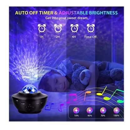 🌌✨Proyector De Luces Galaxia Nebulosa Led Parlante Control Remoto🎶🌠
