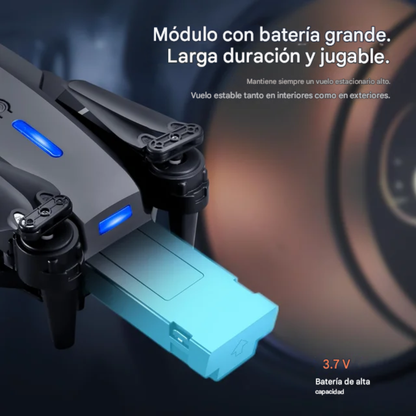 Drone Mini Dual Cámara Pantalla Doble Bateria Motor Brushles