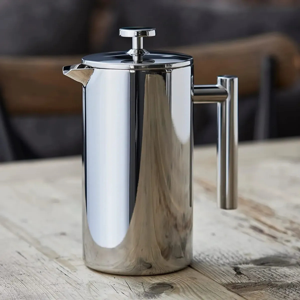 Cafetera Prensa Francesa Acero Inoxidable Doble Pared 1000ml
