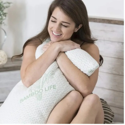 Almohada Suave Ortopedica Cojin Bamboo Premium Suave Pack 2