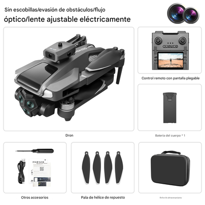 Drone M66 Sin Escobillas Pantalla Sensor Evita Obstáculos