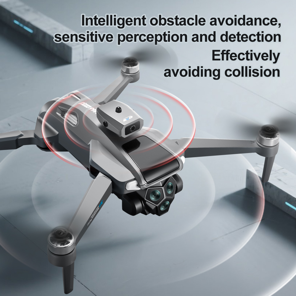 Drone M66 Sin Escobillas Pantalla Sensor Evita Obstáculos