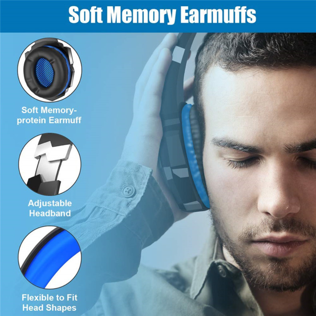 Audifonos Gamer G9000 Kotion Each Con Luces Led Play Pc Xbox