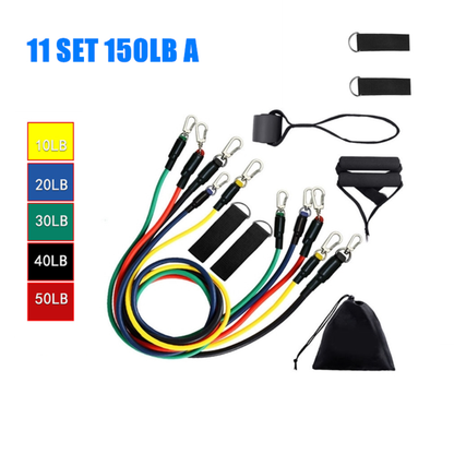 Bandas Elásticas Kit Tera tubos Set X5 Ejercicio TRX