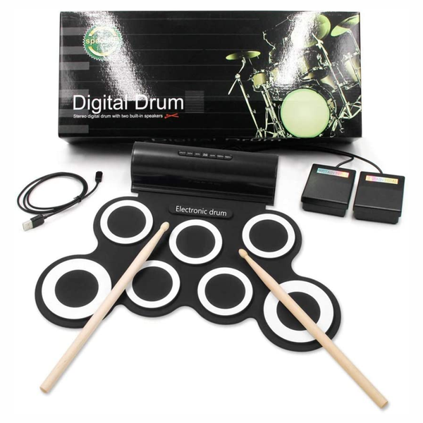 Batería Electrónica Musical Drum 7kid Portátil Altavoz