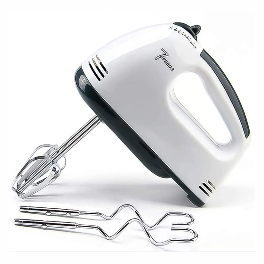 Batidora De Mano 7 Velocidades Repostería Con Ganchos