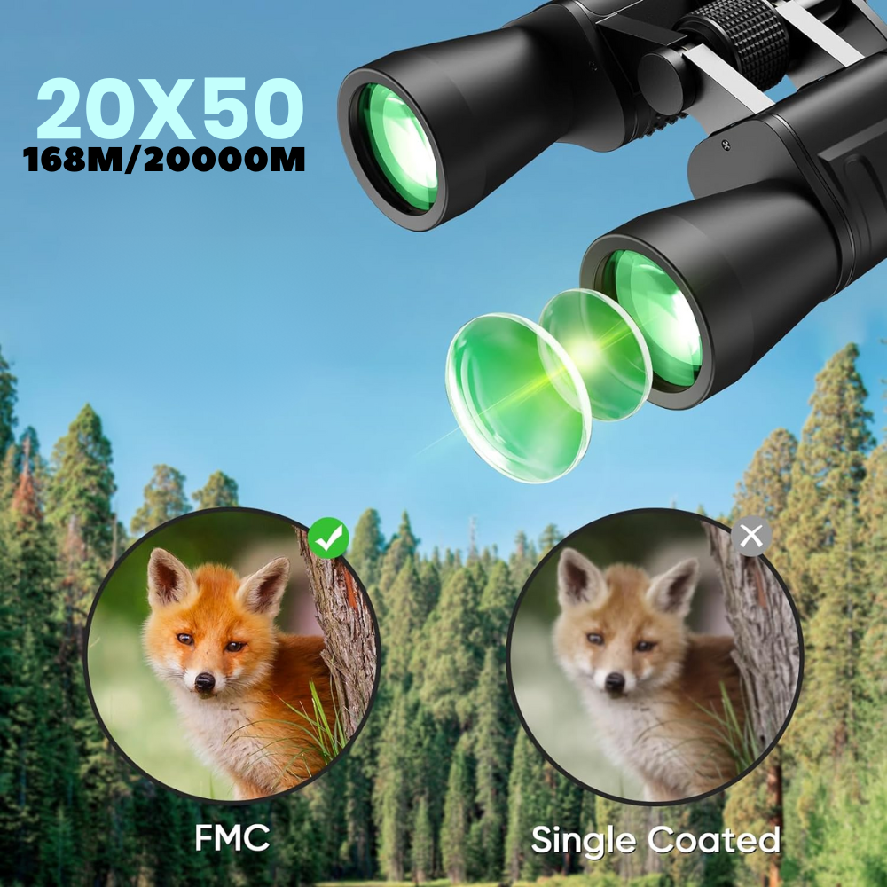 Binoculares Profesionales Largo Alcance 20x50 Bushnell