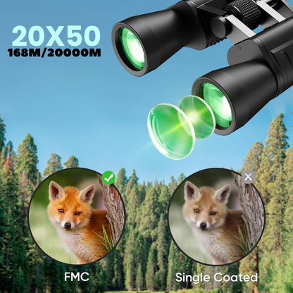 Binoculares Profesionales Largo Alcance 20x50 Bushnell