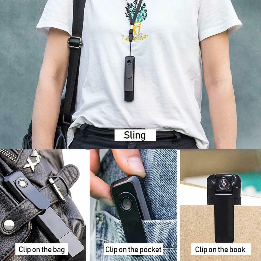 Cámara Grabadora Espía Full Hd Body Cam Audio Video
