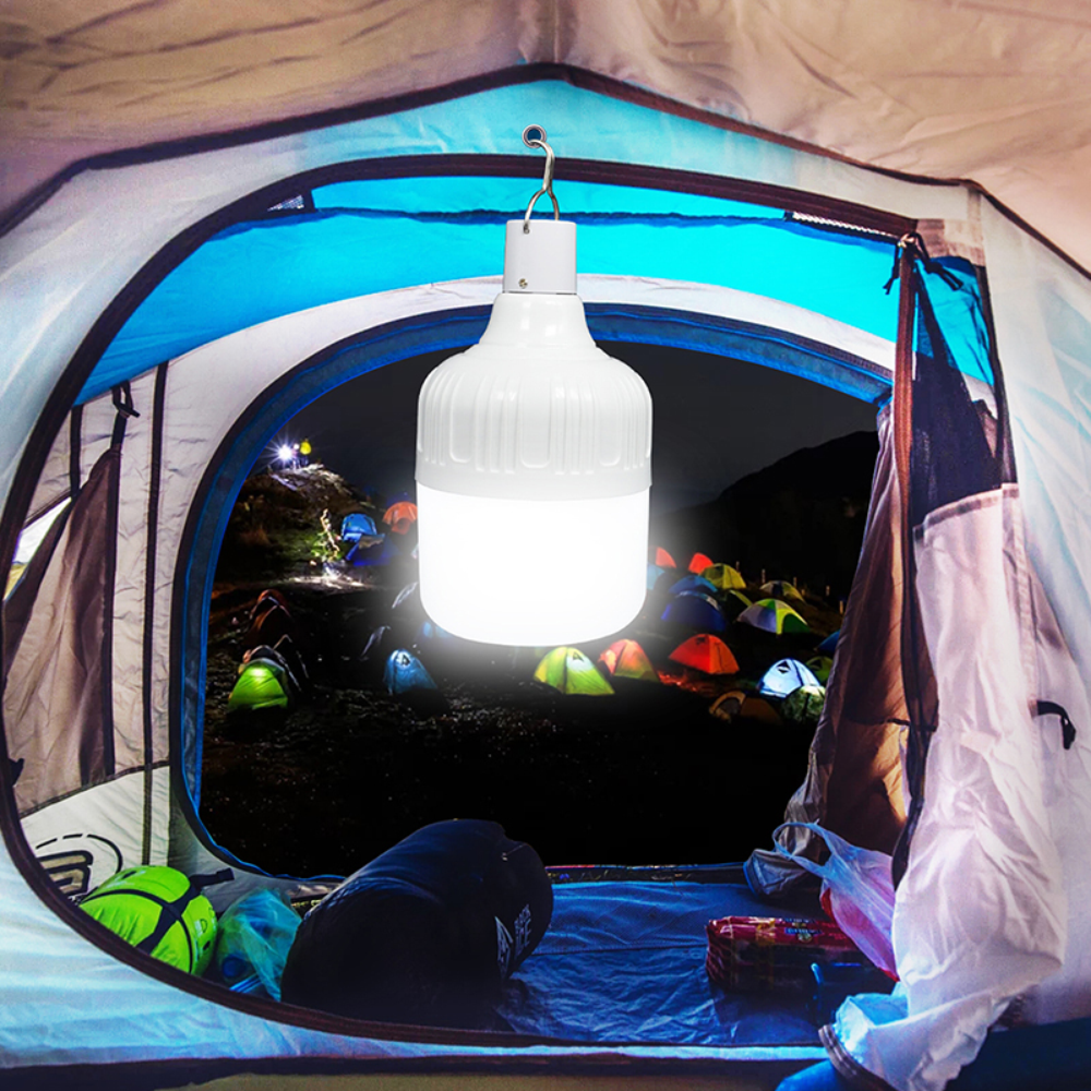 Bombillo Led Recargable Lampara De Emergencia 100w
