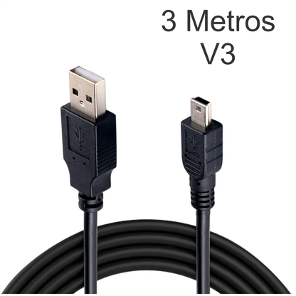 Cable De Datos Usb V3 2.0 5 Pines X 3 Metros