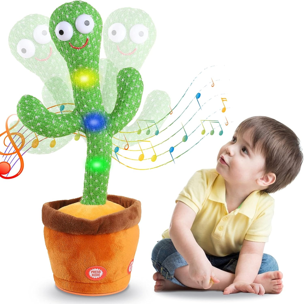 Cactus Bailarín Imita Voces Con Canciones Incluidas