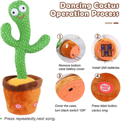 Cactus Bailarín Imita Voces Con Canciones Incluidas