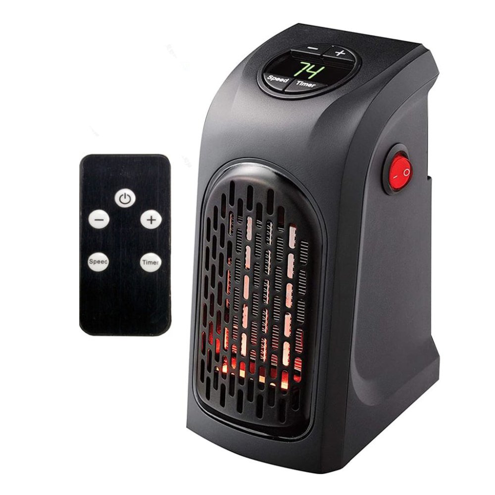Calentador Ambiente Control Remoto Portátil Calefactor Pared