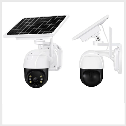 Cámara De Seguridad Con Panel Solar Ptz Sim 4g Exteriores