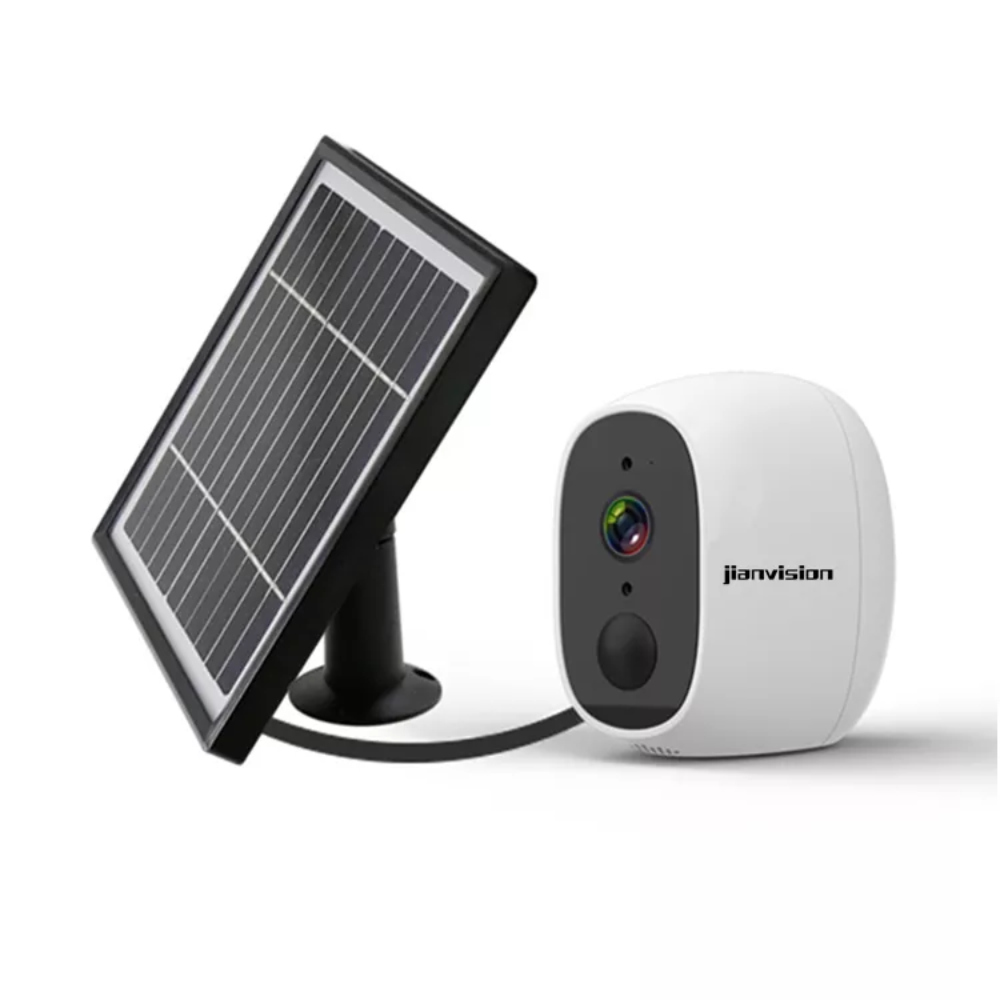 Cámara De Seguridad Wifi Con Panel Solar Ptz Exteriores