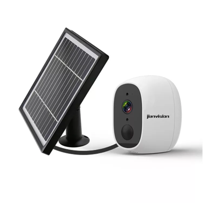 Cámara De Seguridad Wifi Con Panel Solar Ptz Exteriores