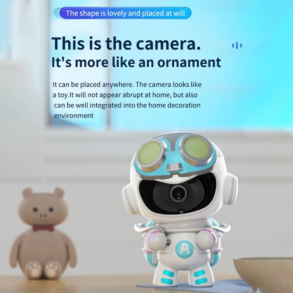Cámara De Seguridad Wifi 5g Astronauta 360° Visión Nocturna