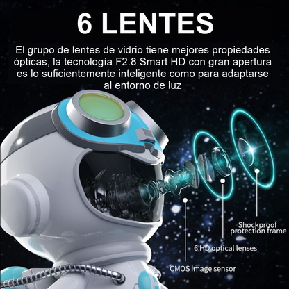 Cámara De Seguridad Wifi 5g Astronauta 360° Visión Nocturna