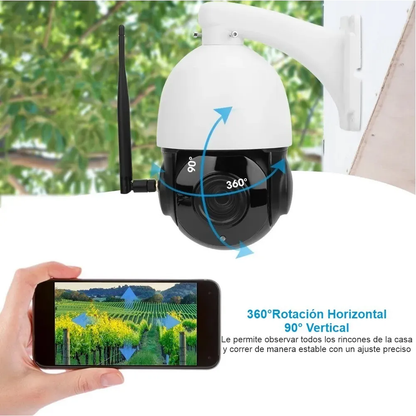 Cámara De Seguridad Ptz Zoom 30x Reconocimiento Facial Ip66