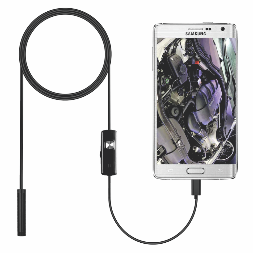 Cámara Endoscopio Para Celular Y Pc Usb Android 6 Led 5 Mts