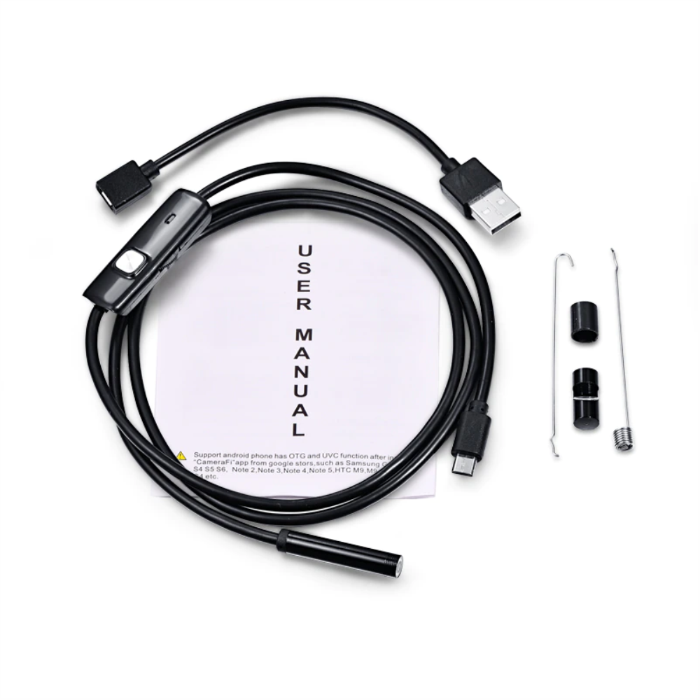 Cámara Endoscopio Para Celular Y Pc Usb Android 6 Led 5 Mts