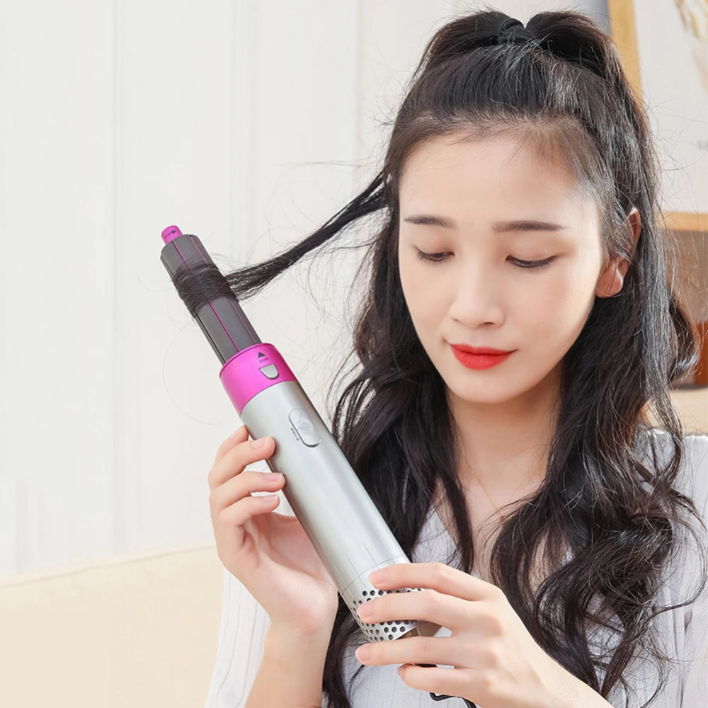 Cepillo Alisador 5 En 1 Leman Hot Air Styler