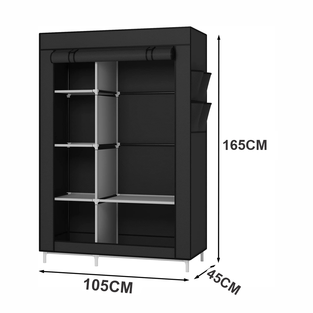 👗 Closet Organizador Desarmable De 6 Estantes Con Cremallera🧥🧩