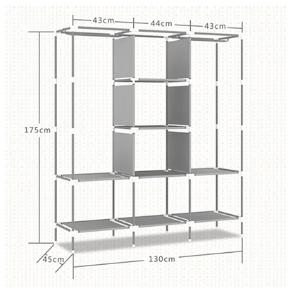 🧺Closet Organizador De Ropa Desarmable 8 Estantes  ModeL 88130🔝