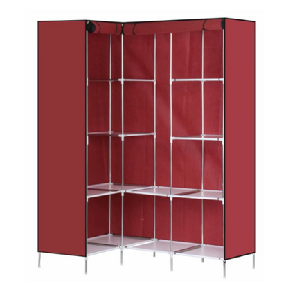 Closet Esquinero Organizador De Ropa 8 Estantes Desarmable