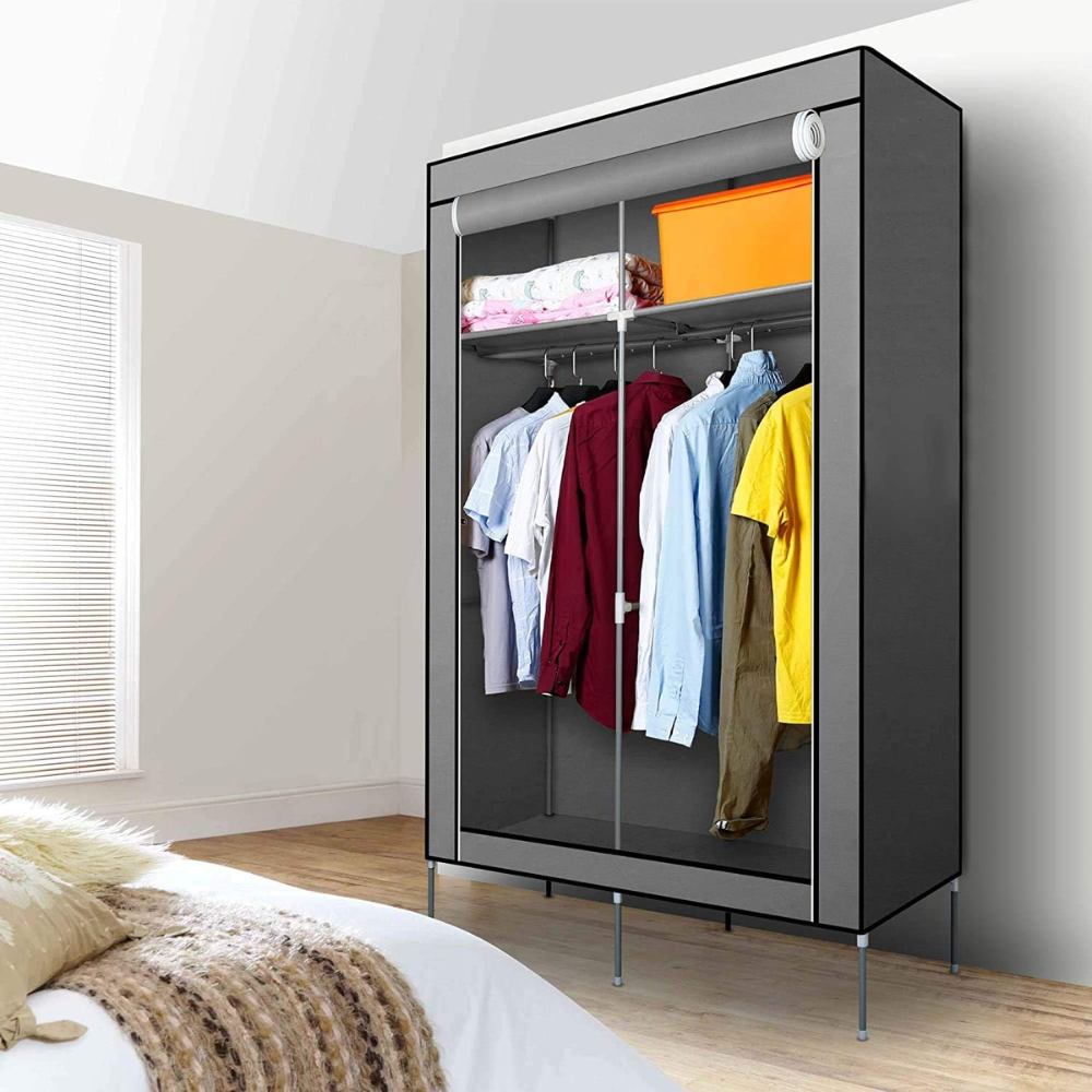 👚✨ Closet Organizador Desarmable 4 Estantes Con Cremallera Rh87🧥🧣👖