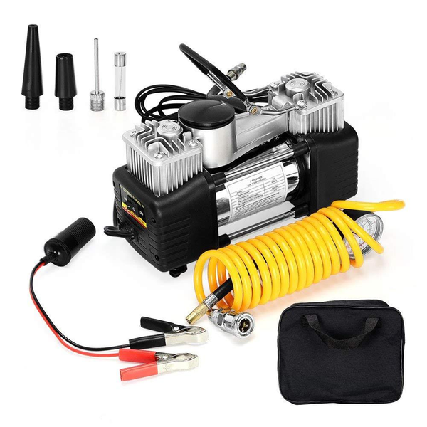 Compresor De Aire Portátil De 2 Cilindros 628-4x4 12v
