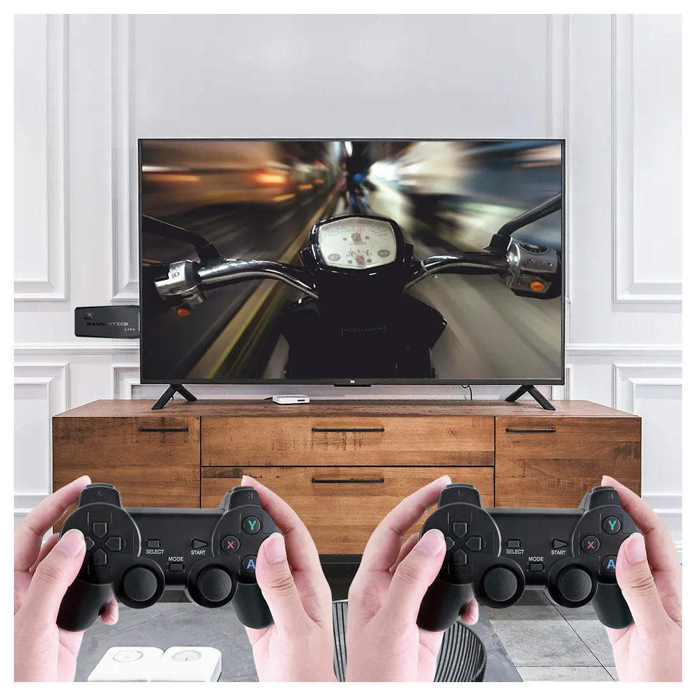 Consola De Video Juegos Inalámbrica Game Stick 4K 10.000 Juegos 64Gb